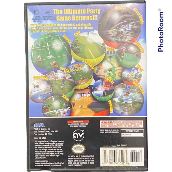 Nintendo GameCube - Super Monkey Ball 2 game, complete with manual - Picture 3 of 3